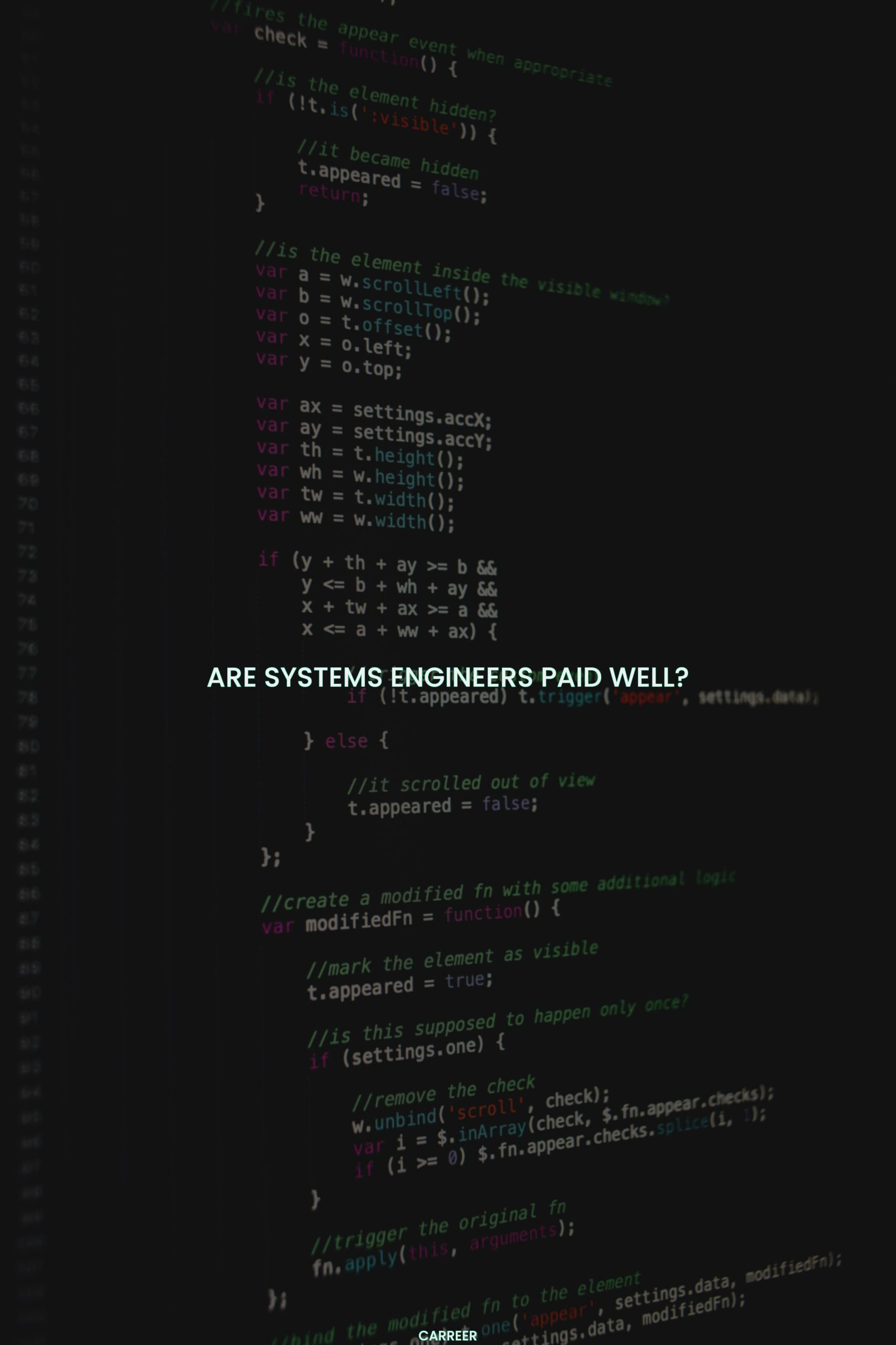 Are systems engineers paid well?