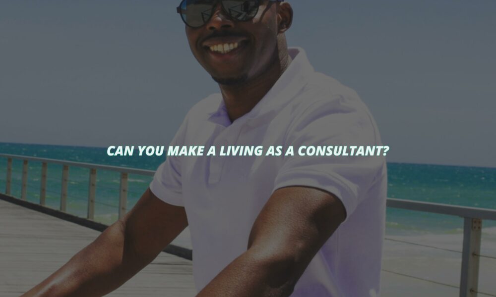 Can you make a living as a consultant?