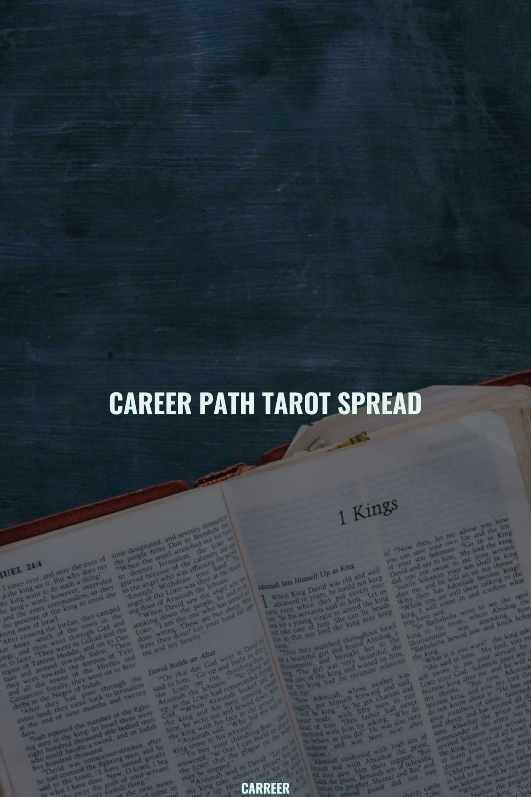 Career path tarot spread