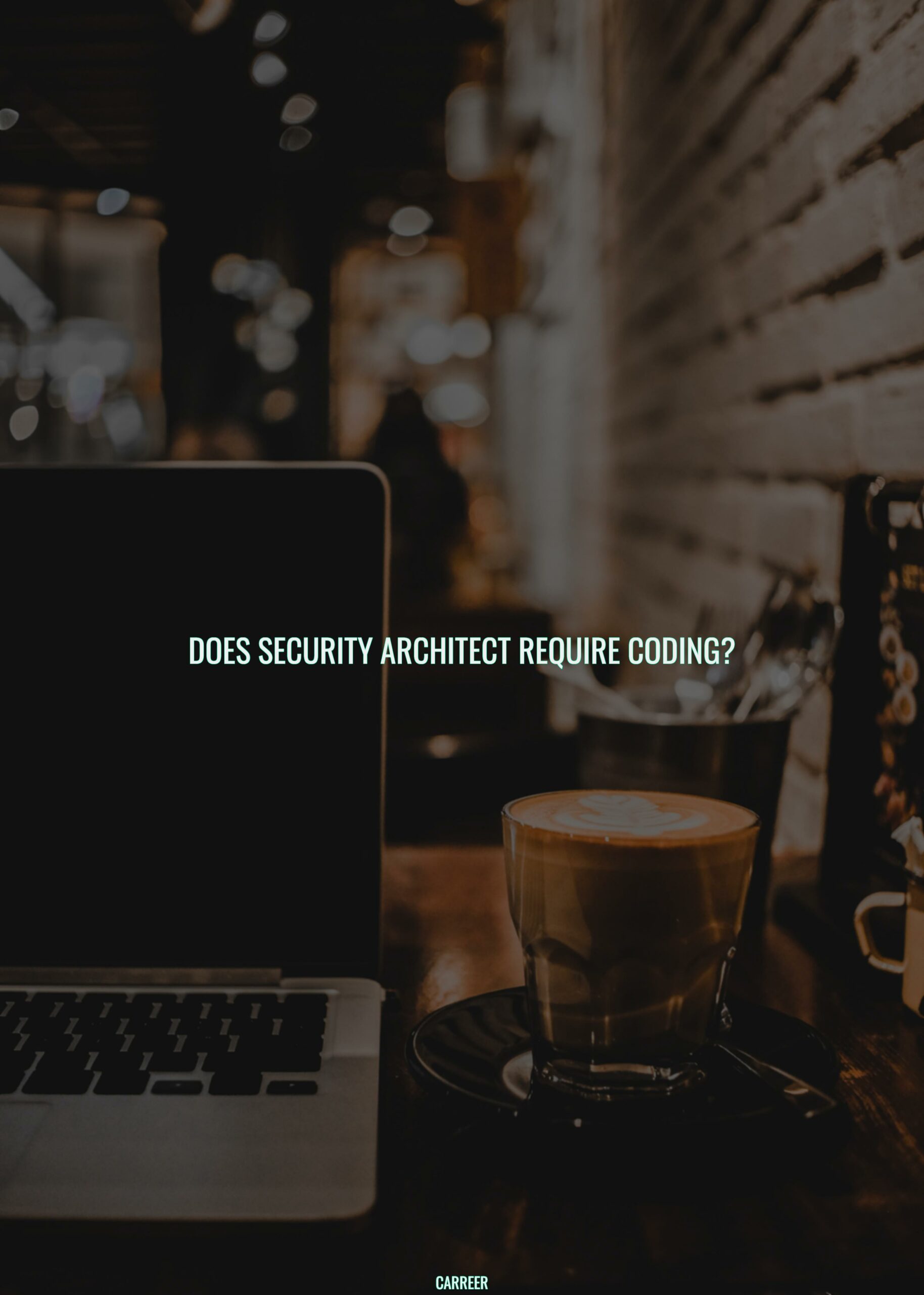 Does security architect require coding?