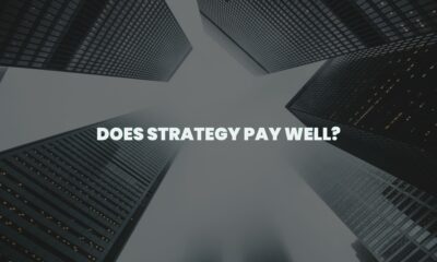 Does strategy pay well?