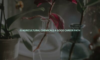 Is agricultural chemicals a good career path