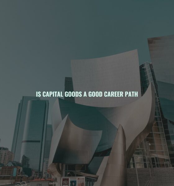 Is capital goods a good career path