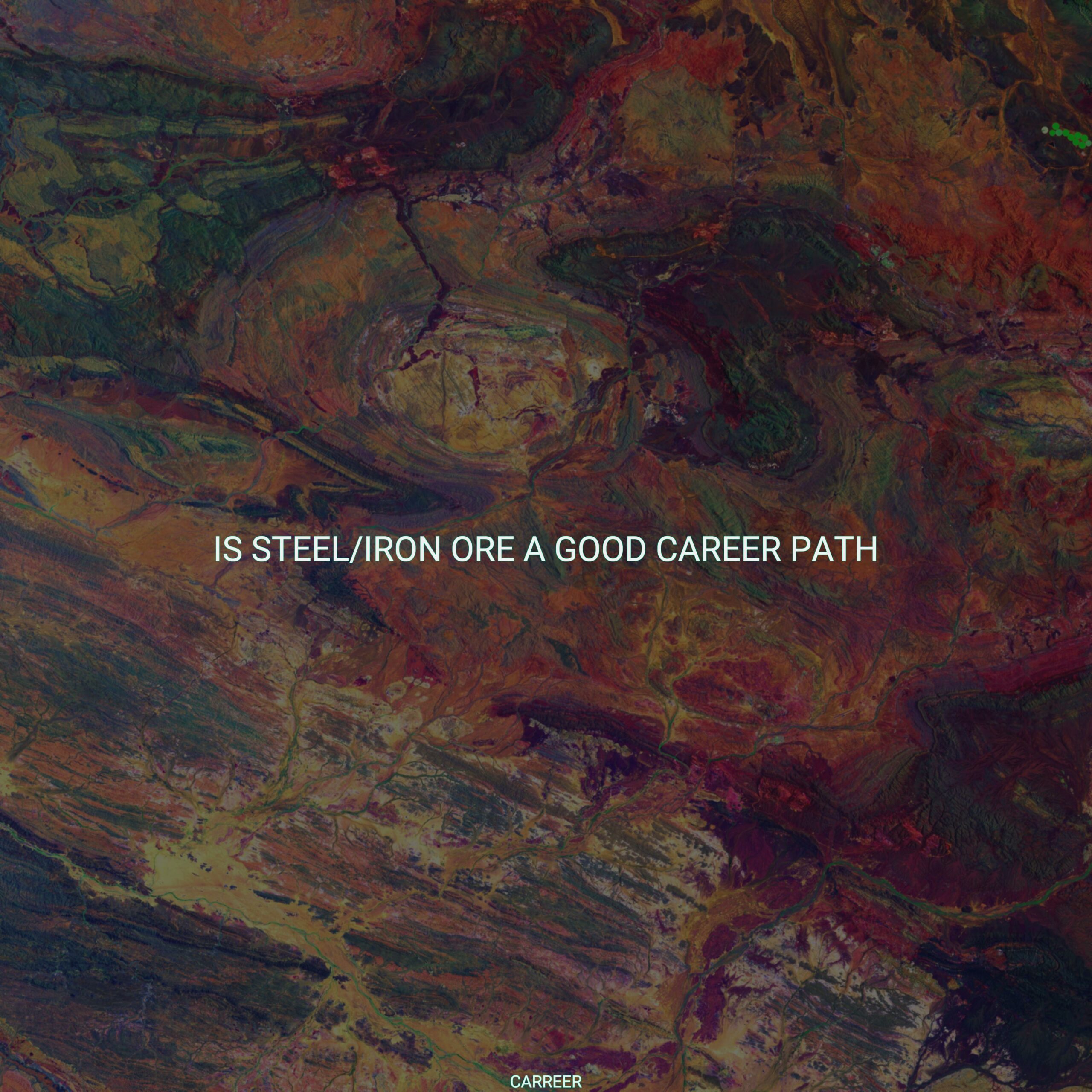 Is steel/iron ore a good career path