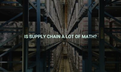Is supply chain a lot of math?