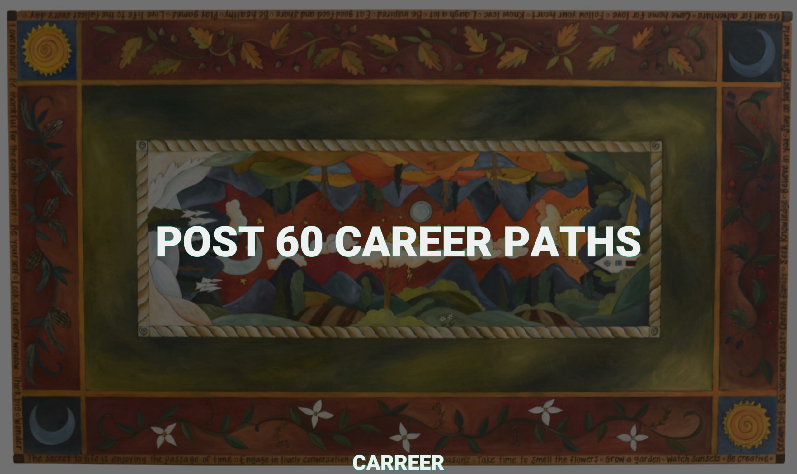 Post 60 career paths