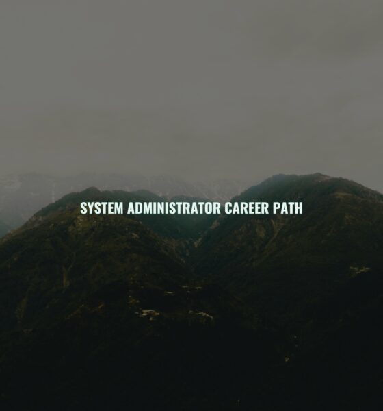 System administrator career path