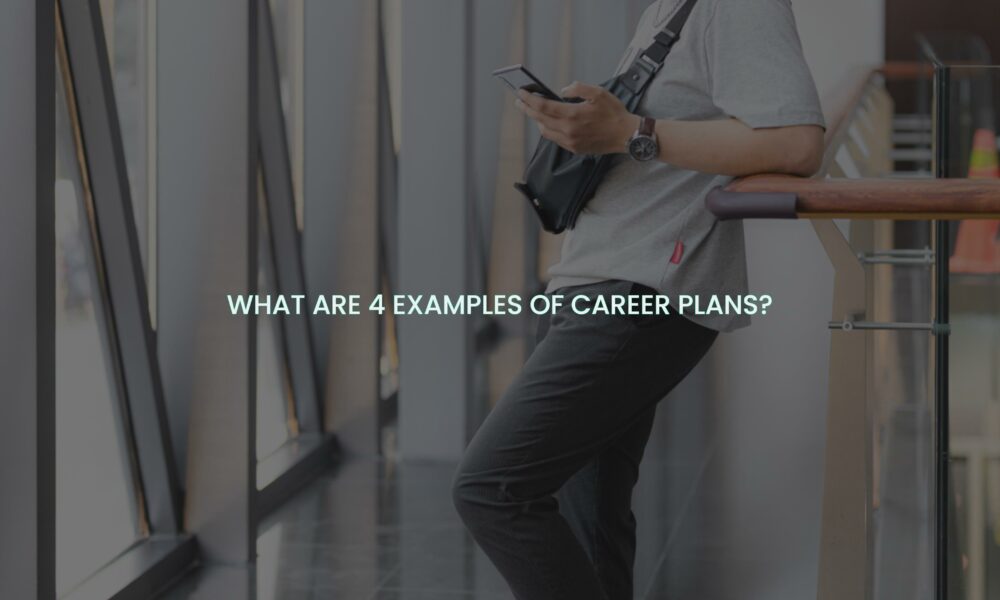 What are 4 examples of career plans?