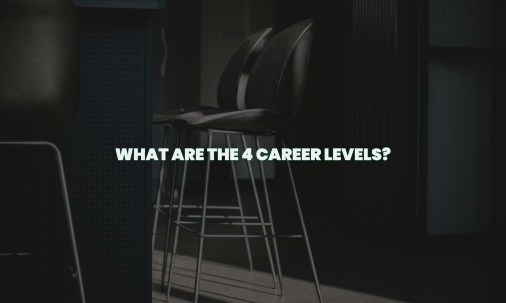 What are the 4 career levels?