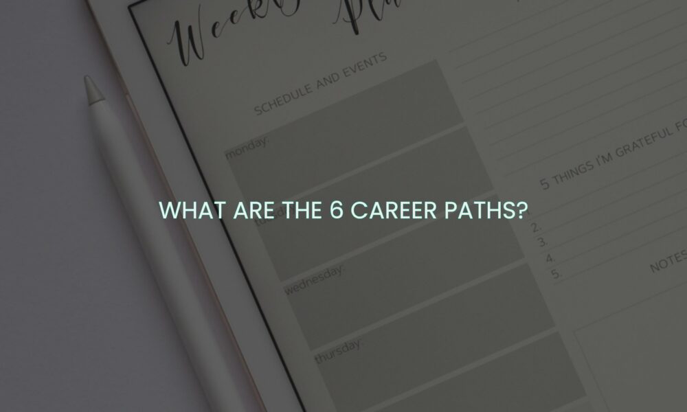 What are the 6 career paths?