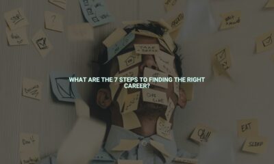 What are the 7 steps to finding the right career?