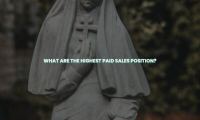 What are the highest paid sales position?