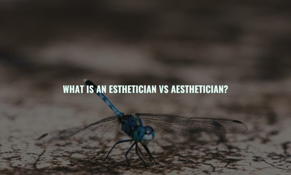 What is an esthetician vs aesthetician?