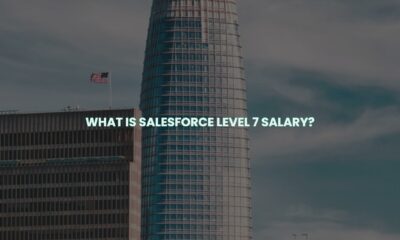 What is salesforce level 7 salary?
