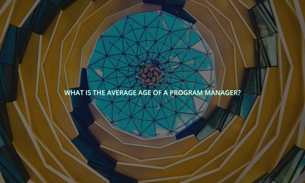 What is the average age of a program manager?