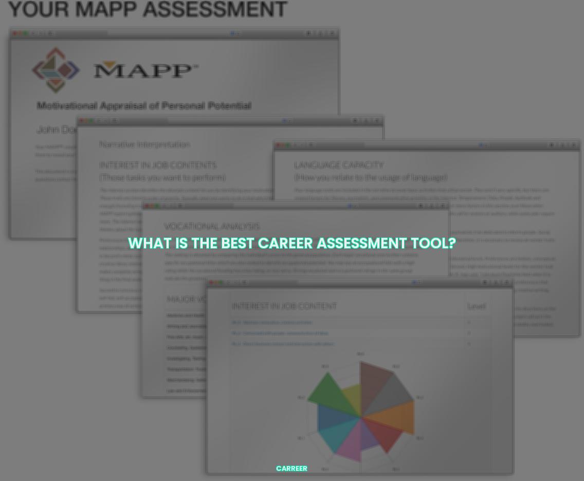 What is the best career assessment tool?