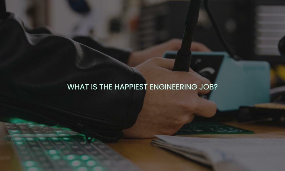 What is the happiest engineering job?