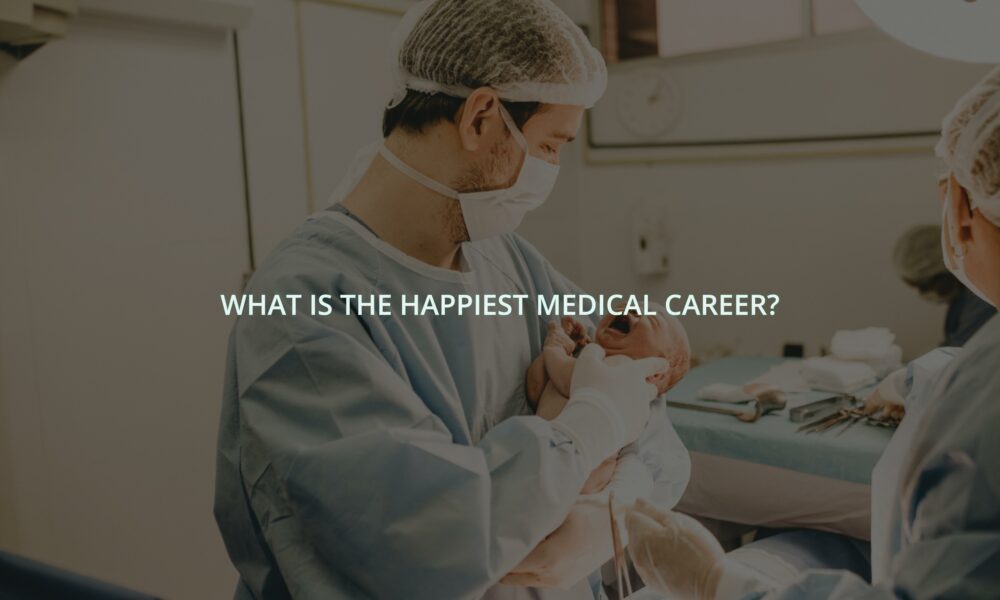 What is the happiest medical career?