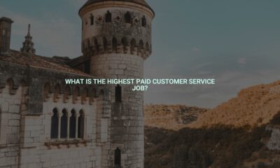 What is the highest paid customer service job?