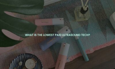 What is the lowest paid ultrasound tech?