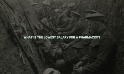 What is the lowest salary for a pharmacist?