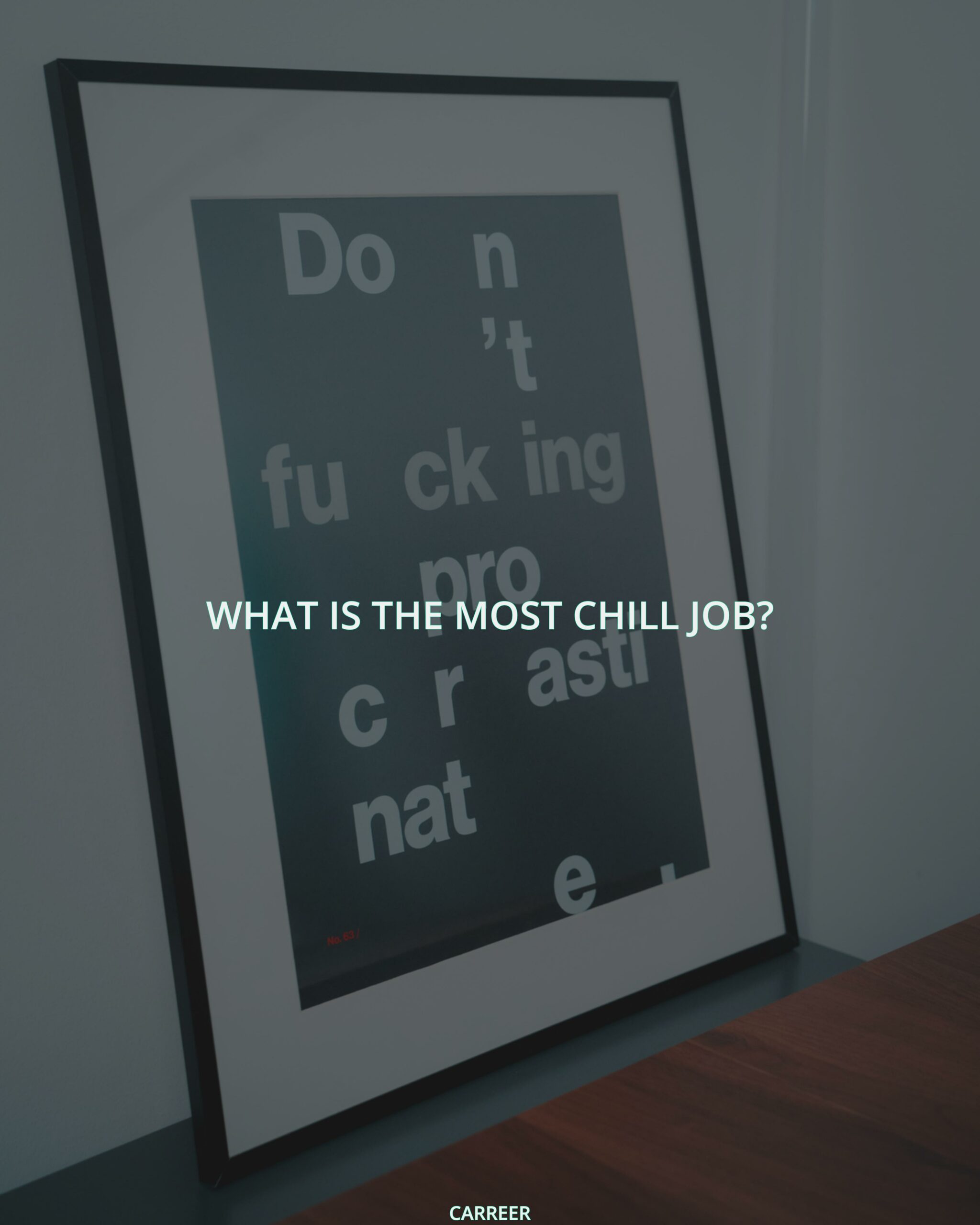 What is the most chill job?