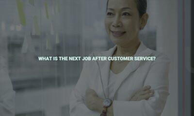What is the next job after customer service?