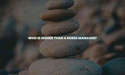 Who is higher than a nurse manager?