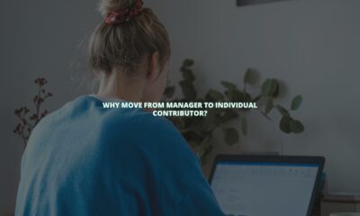 Why move from manager to individual contributor?