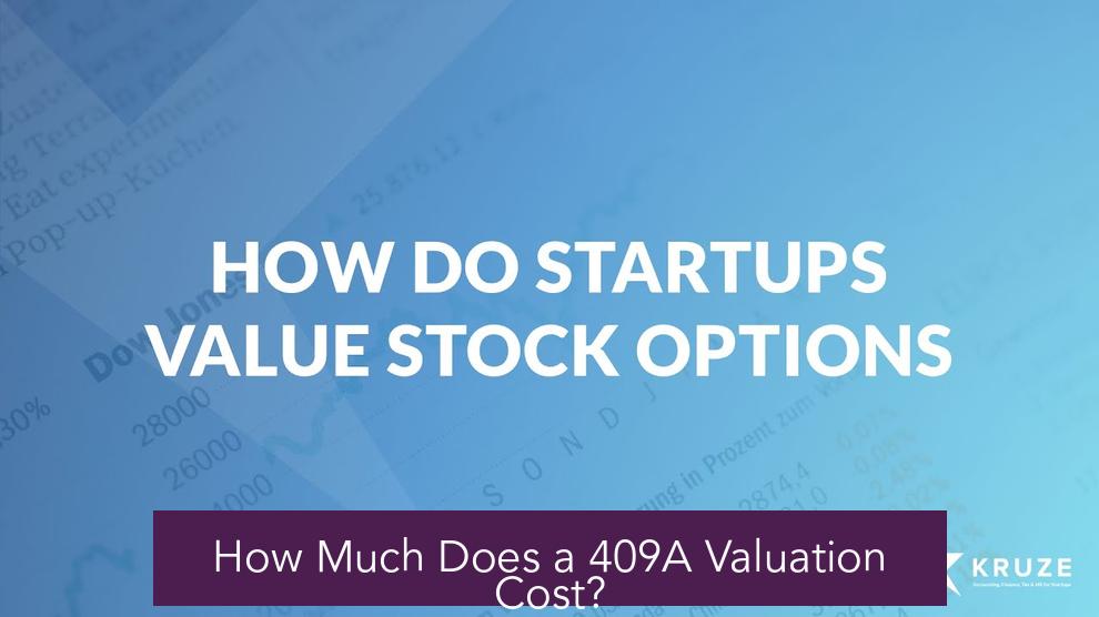 How Much Does a 409A Valuation Cost?