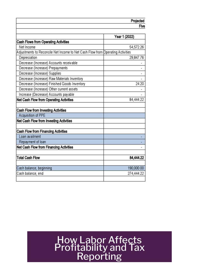 How Labor Affects Profitability and Tax Reporting