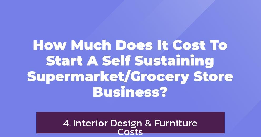 4. Interior Design & Furniture Costs