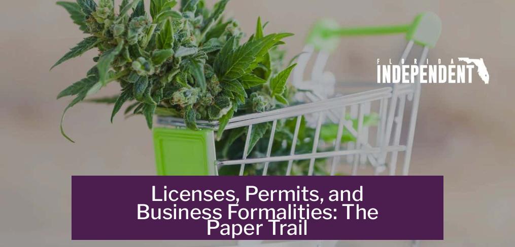 Licenses, Permits, and Business Formalities: The Paper Trail
