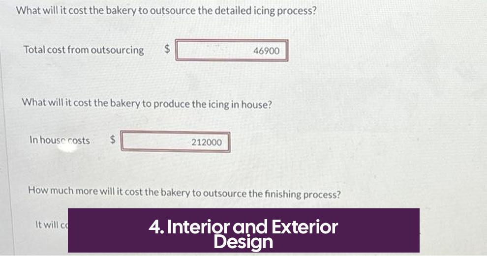 4. Interior and Exterior Design