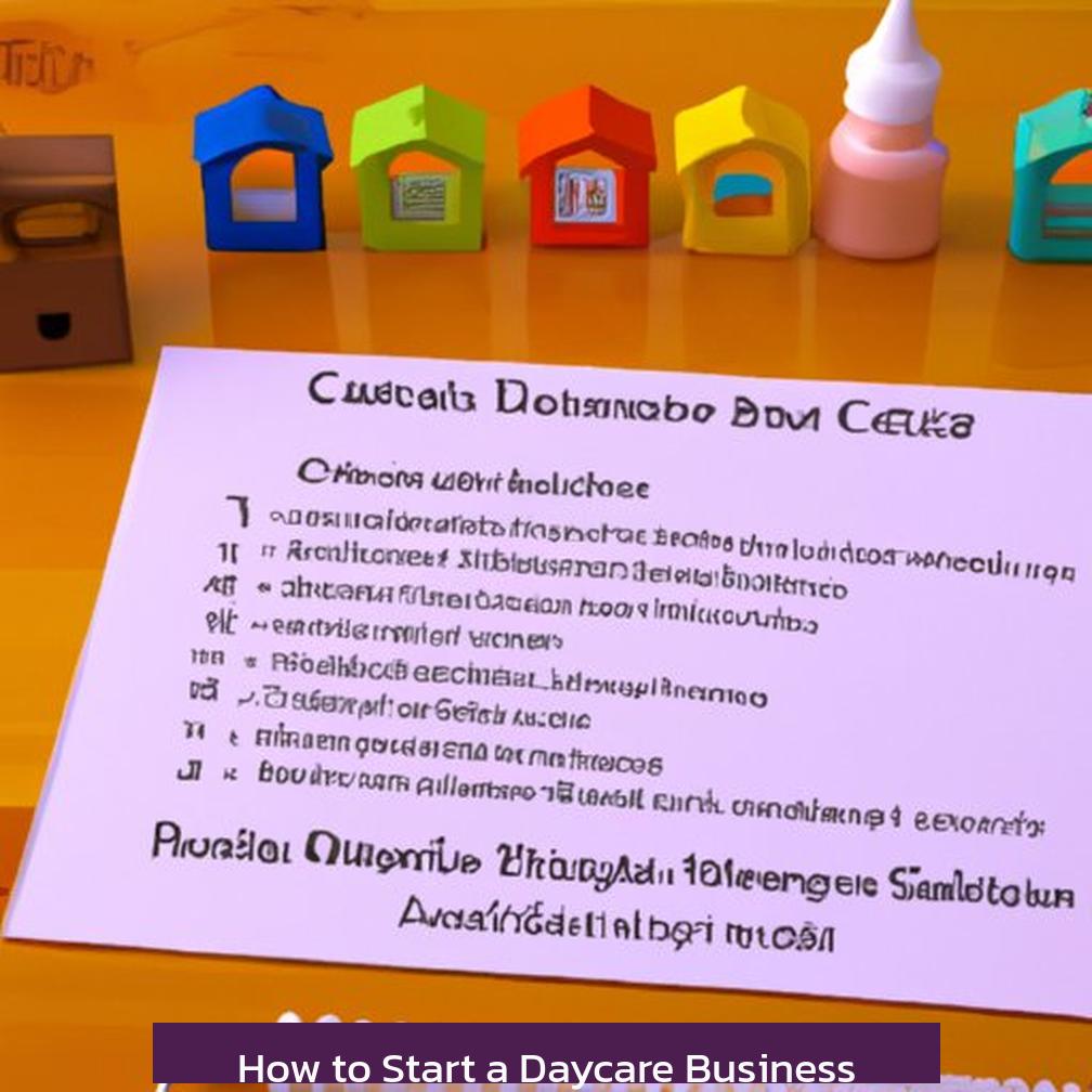How to Start a Daycare Business