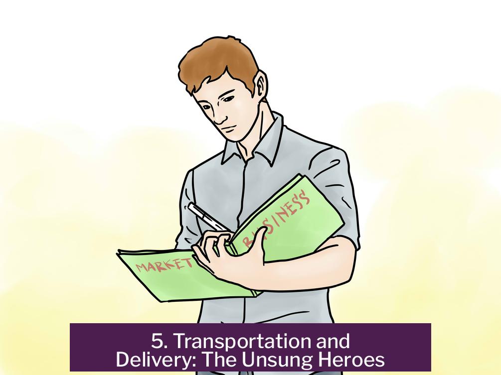 5. Transportation and Delivery: The Unsung Heroes