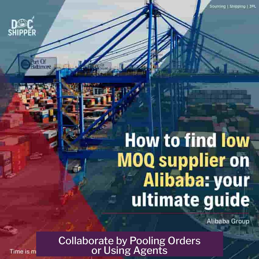 Collaborate by Pooling Orders or Using Agents