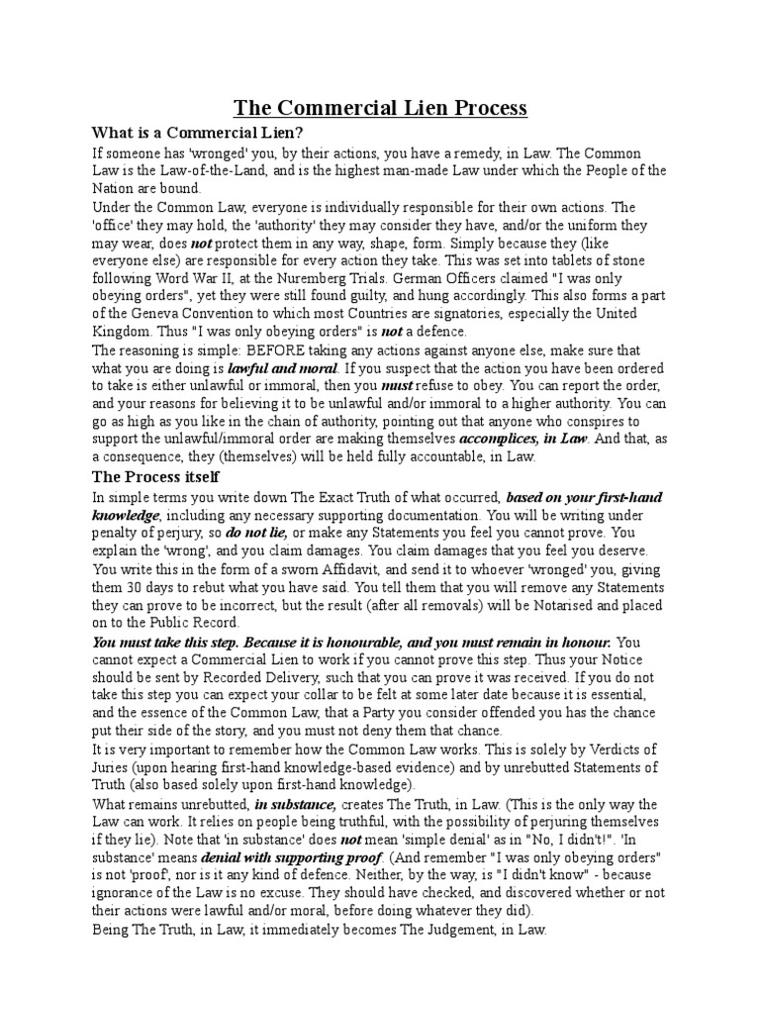 How to Put a Lien on a Business: The Definitive Guide for the Curious Creditor