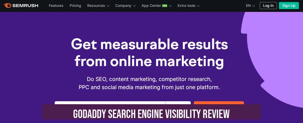 GoDaddy Search Engine Visibility Review