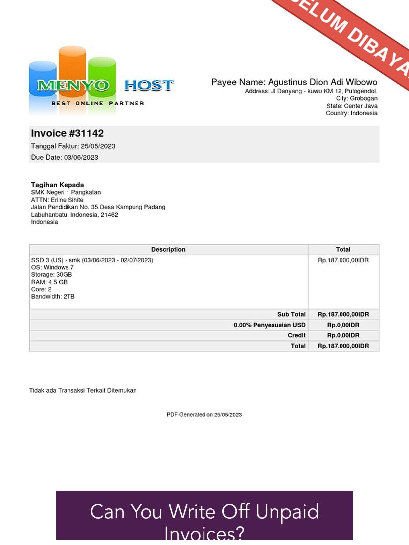 Can You Write Off Unpaid Invoices?