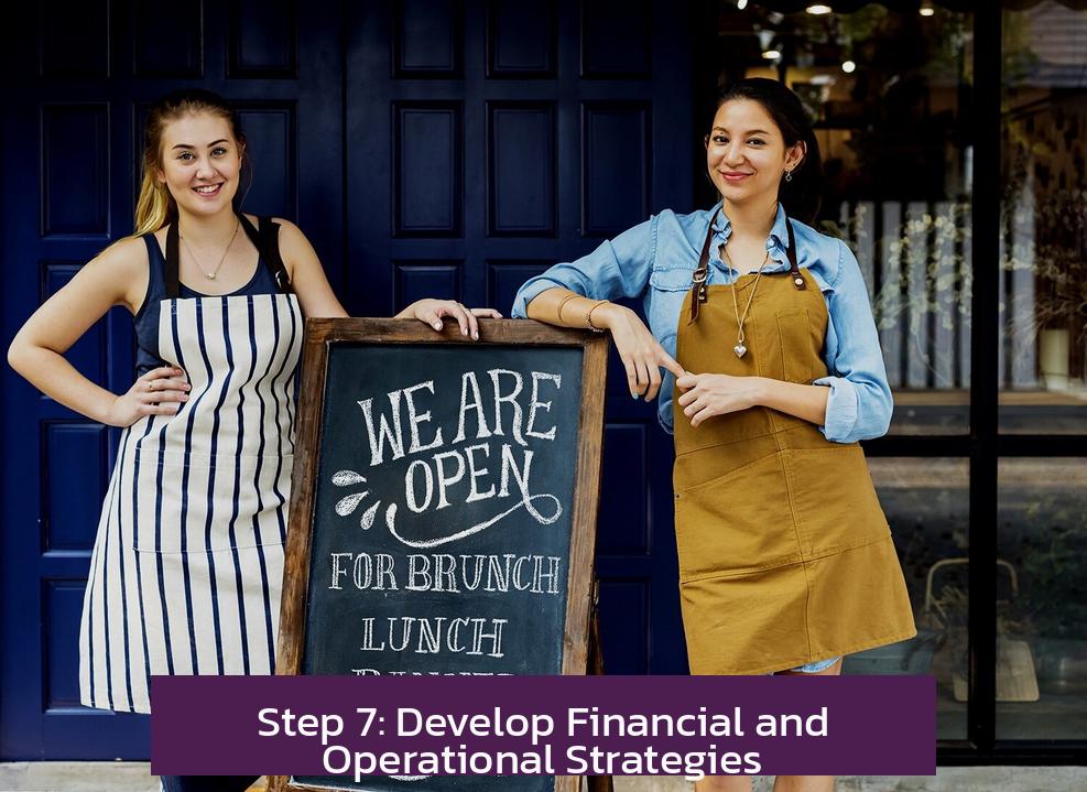 Step 7: Develop Financial and Operational Strategies