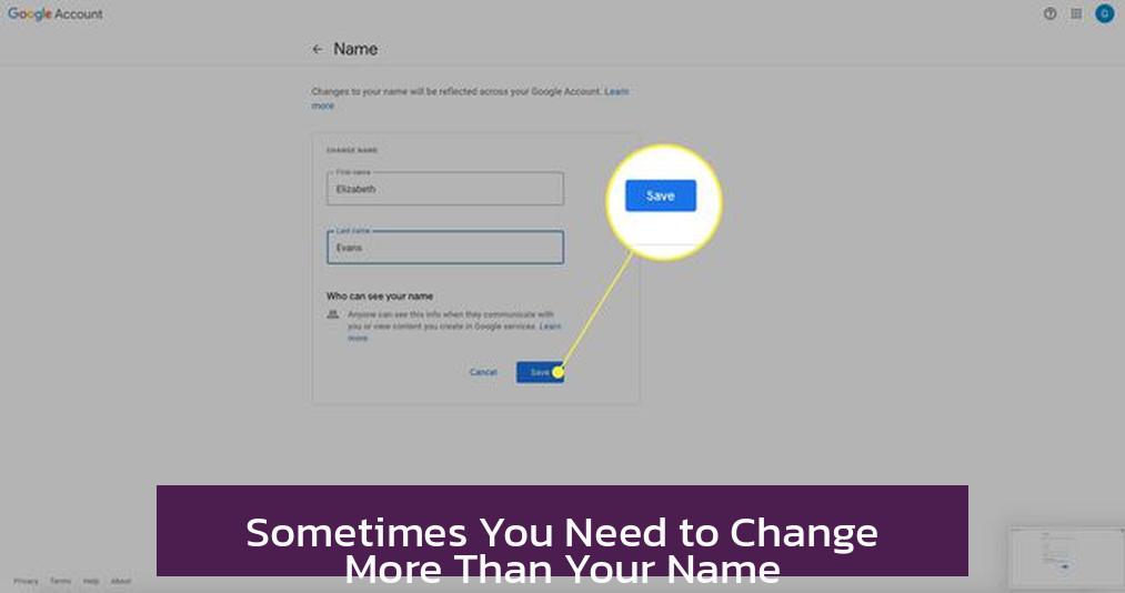 Sometimes You Need to Change More Than Your Name