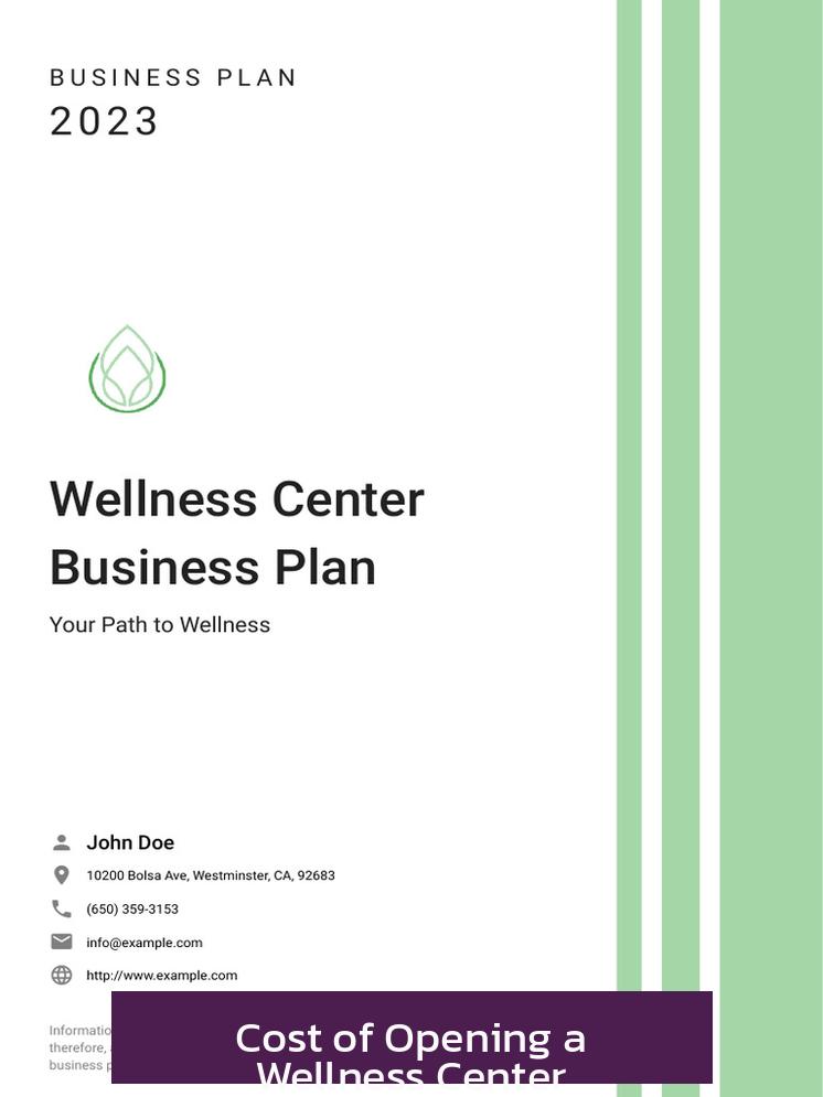 Cost of Opening a Wellness Center
