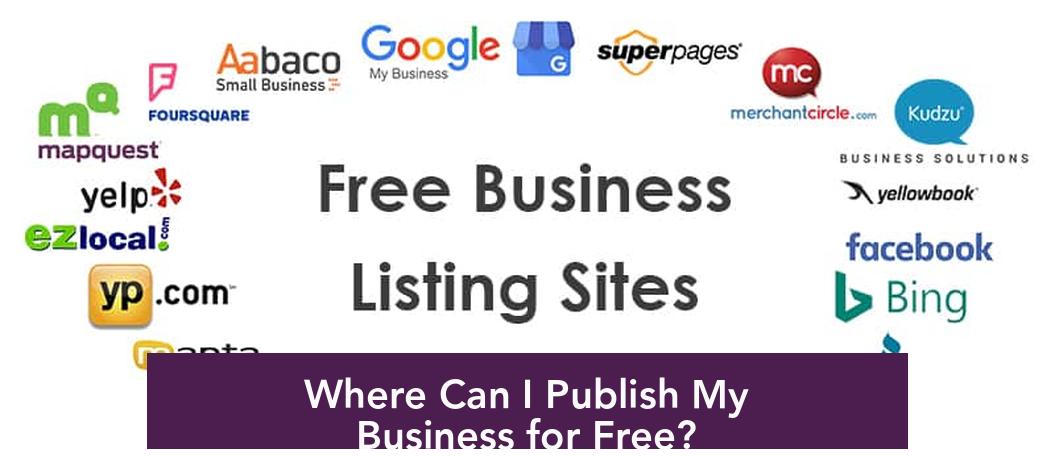 Where Can I Publish My Business for Free?