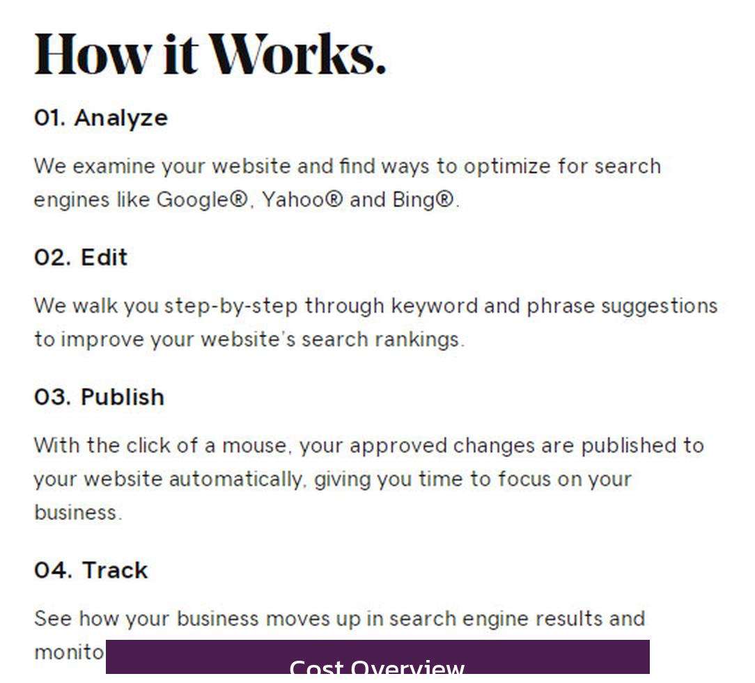 Cost Overview