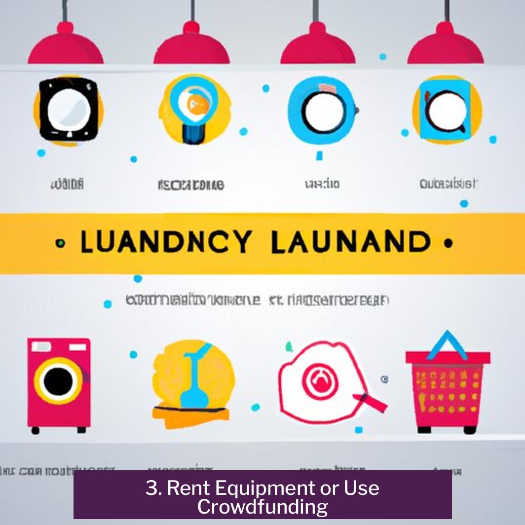3. Rent Equipment or Use Crowdfunding