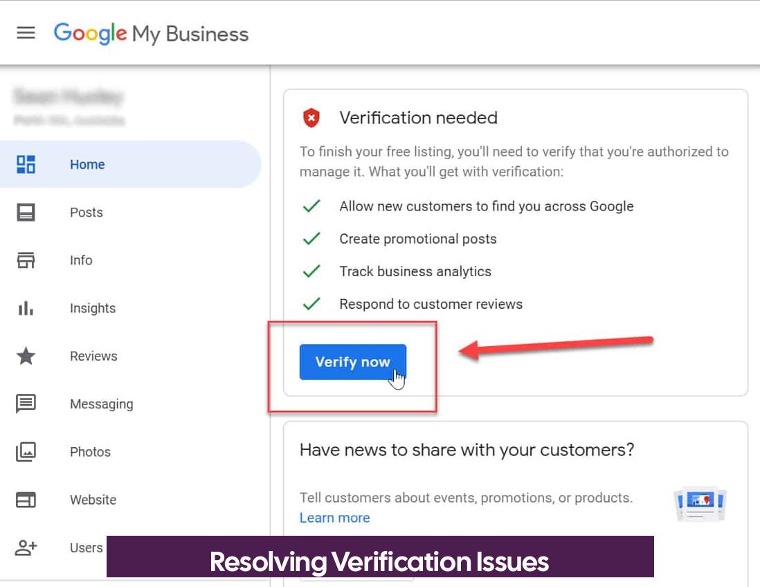 Resolving Verification Issues