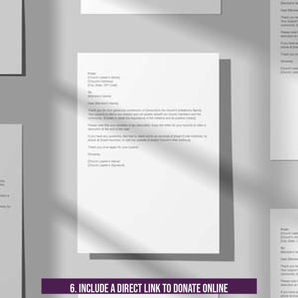 6. Include a Direct Link to Donate Online