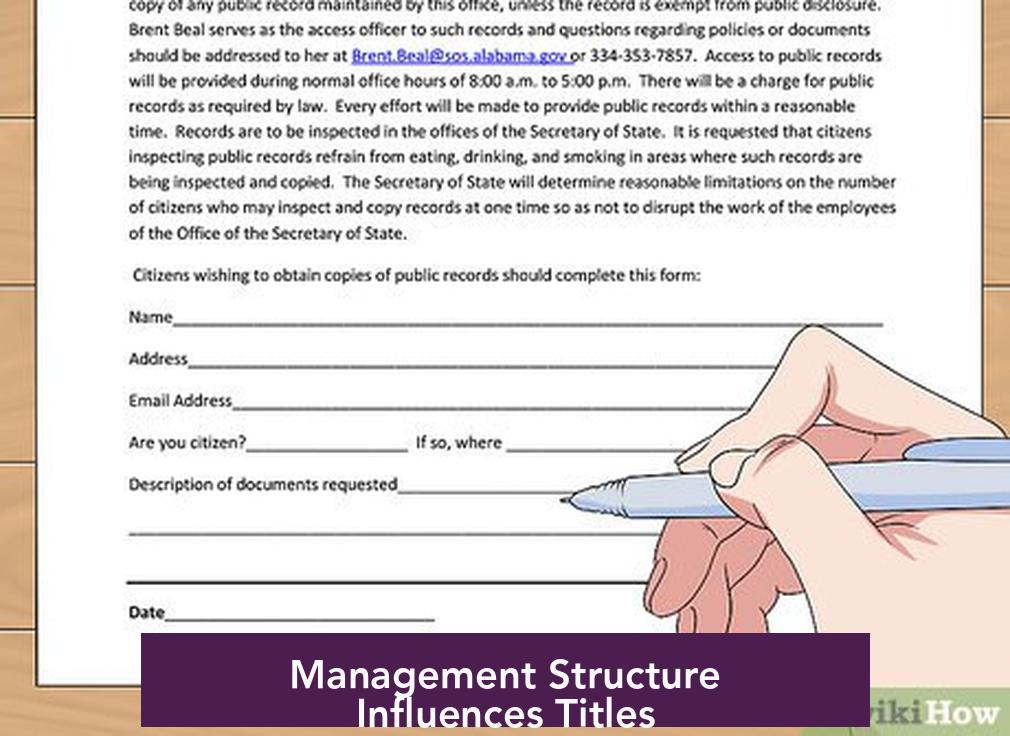 Management Structure Influences Titles