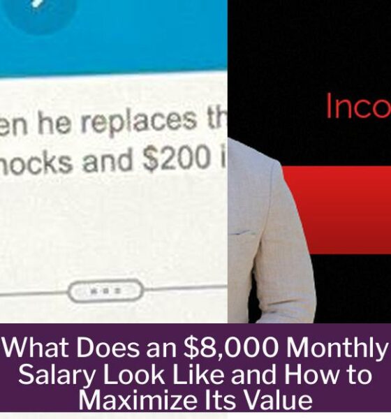 What Does an $8,000 Monthly Salary Look Like and How to Maximize Its Value